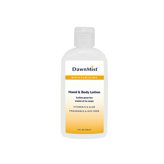 DUKAL DAWNMIST HAND & BODY LOTION - Hand & Body Lotion, Fragrance Free, 4 oz Bottle with Dispensing Cap, 96/cs | Quantity - 1x CS