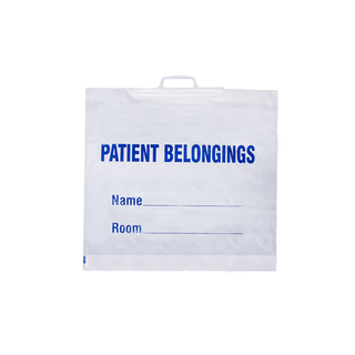 DUKAL DAWNMIST PATIENT BELONGINGS BAGS - Patient Belongings Bag, Drawstring, Clear, 20" x 20", 250/cs | Quantity - 1x CS