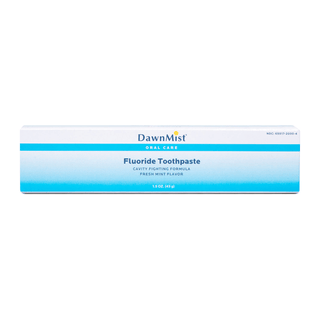 DUKAL DAWNMIST TOOTHPASTE - Gel Toothpaste, White, Fluoride, 0.6 oz Tube, 144/bx, 5 bx/cs | Quantity - 1x CS