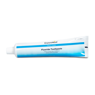 DUKAL DAWNMIST TOOTHPASTE - Gel Toothpaste, White, Fluoride, 0.6 oz Tube, 144/bx, 5 bx/cs | Quantity - 1x CS
