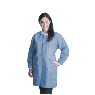 DUKAL UNIPACK PERSONAL PROTECTION - FitMe Lab Jackets, Small, Teal/ Green, 10/bg | Quantity - 1x BG