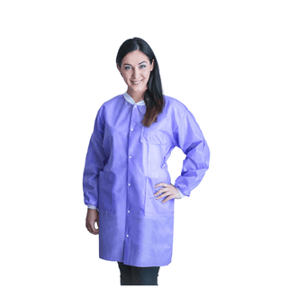 DUKAL UNIPACK PERSONAL PROTECTION - FitMe Lab Jackets, Small, Teal/ Green, 10/bg | Quantity - 1x BG