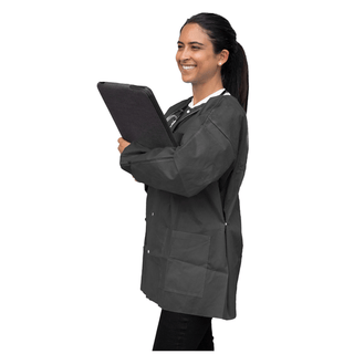 DUKAL UNIPACK PERSONAL PROTECTION - FitMe Lab Jackets, Small, Teal/ Green, 10/bg | Quantity - 1x BG