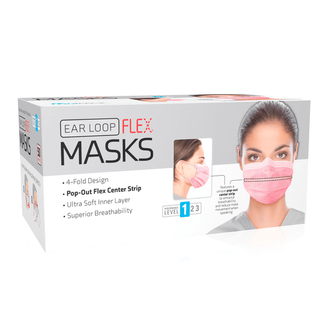 DUKAL PROCEDURE MASKS - Mask, Level 3, Ear Loop with Shield, Blue, 25/bx, 10 bx/cs | Quantity - 1x CS