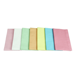DUKAL UNIPACK EXAM ROOM ACCESSORIES - Bib, 13" x 18", 2-Ply Tissue + Poly, Mauve, 500/cs  | Quantity - 1x CS