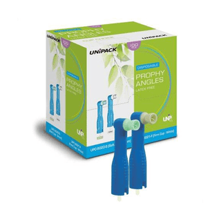 DUKAL UNIPACK DENTAL HYGIENE PRODUCTS - Prophy Angles Firm Cup (White), Latex-Free (LF), 100/bx | Quantity - 1x BX