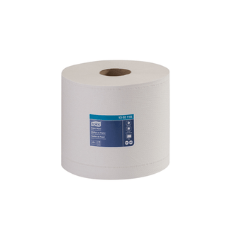 ESSITY TORK PAPER WIPER - Paper Wiper Plus, Centerfeed, 1-Ply, White, 9.8" x 15.2", 300 sht/bx, 2 bx/cs (90 cs/plt) | Quantity - 1x CS