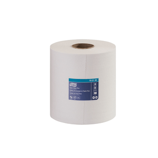 ESSITY TORK PAPER WIPER - Paper Wiper Plus, Centerfeed, 1-Ply, White, 9.8" x 15.2", 300 sht/bx, 2 bx/cs (90 cs/plt) | Quantity - 1x CS
