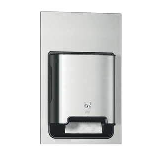 ESSITY TORK MATIC HAND TOWEL DISPENSER - Hand Towel Dispenser, Recessed, Universal, Metal/ Plastic, Stainless Steel, H1, 27" x 17.6" x 7.9" (12 cs/plt) | Quantity - 1x EA