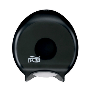 ESSITY TORK BATH TISSUE DISPENSER - Bath Tissue Roll Dispenser, Twin, Universal, Smoke, T24, Plastic, 8.3" x 12.8" x 5.6" (231 cs/plt) | Quantity - 1x EA