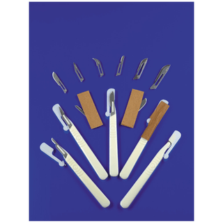 EXEL DISPOSABLE SCALPELS - Scalpel, Stainless Steel Blade, Size 15, 10/bx, 10 bx/cs  | Quantity - 1x CS
