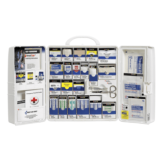 FIRST AID ONLY/ACME UNITED SMART COMPLIANCE CABINETS - Metal Smart Compliance Food Service First Aid Cabinet, w/o Meds, XL (DROP SHIP ONLY - $150 Minimum Order) | Quantity - 1x EA
