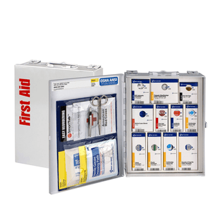 FIRST AID ONLY/ACME UNITED SMART COMPLIANCE CABINETS - Metal Smart Compliance Food Service First Aid Cabinet, w/o Meds, XL (DROP SHIP ONLY - $150 Minimum Order) | Quantity - 1x EA