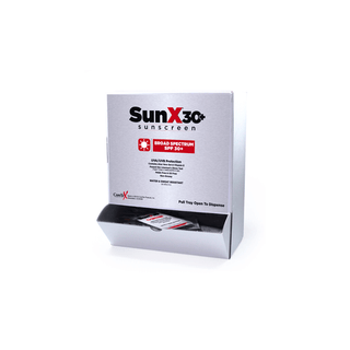 FIRST AID ONLY/ACME UNITED SUNX SUNSCREEN - SunX30 Sunscreen Lotion Packets, 50/bx (DROP SHIP ONLY - $150 Minimum Order) | Quantity - 1x BX