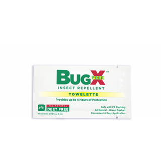 FIRST AID ONLY/ACME UNITED BUGX INSECT REPELLENT - BugX DEET FREE Insect Repellent Wipes, 50/bx (DROP SHIP ONLY - $150 Minimum Order) | Quantity - 1x BX