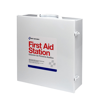 FIRST AID ONLY/ACME UNITED FIRST AID STATION - 3 SHELF - 3 Shelf First Aid ANSI B+ Metal Cabinet, without Meds (DROP SHIP ONLY - $150 Minimum Order) | Quantity - 1x EA