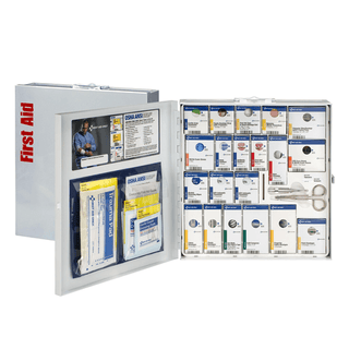 FIRST AID ONLY/ACME UNITED SMART COMPLIANCE CABINETS - Metal Smart Compliance Food Service First Aid Cabinet, w/o Meds, XL (DROP SHIP ONLY - $150 Minimum Order) | Quantity - 1x EA
