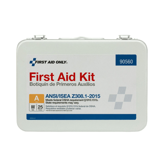 FIRST AID ONLY/ACME UNITED ANSI/OSHA COMPLIANT PACKAGE - 50 Person First Aid Kit, ANSI B, Metal Case (DROP SHIP ONLY - $150 Minimum Order) | Quantity - 1x EA