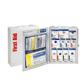 FIRST AID ONLY/ACME UNITED SMART COMPLIANCE CABINETS - Metal Smart Compliance Food Service First Aid Cabinet, w/o Meds, XL (DROP SHIP ONLY - $150 Minimum Order) | Quantity - 1x EA