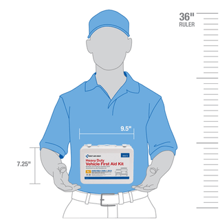 FIRST AID ONLY/ACME UNITED ANSI/OSHA COMPLIANT PACKAGE - 50 Person First Aid Kit, ANSI B, Metal Case (DROP SHIP ONLY - $150 Minimum Order) | Quantity - 1x EA