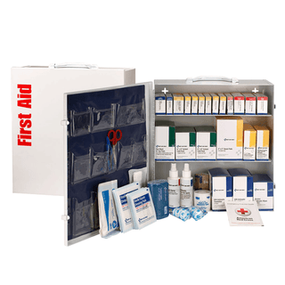 FIRST AID ONLY/ACME UNITED FIRST AID STATION - 3 SHELF - 3 Shelf First Aid ANSI B+ Metal Cabinet, without Meds (DROP SHIP ONLY - $150 Minimum Order) | Quantity - 1x EA