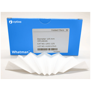 CYTIVA GRADE 1V QUALITATIVE FILTER PAPERS - Grade 1V Folded Filter Paper,  Circle 27cm, 100/pk | Quantity - 1x PK
