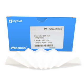 CYTIVA GRADE 1V QUALITATIVE FILTER PAPERS - Grade 1V Folded Filter Paper,  Circle 27cm, 100/pk | Quantity - 1x PK