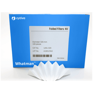 CYTIVA GRADE 4V QUALITATIVE FILTER PAPERS - Grade 4V Folded Filter Paper,  Circle 27cm, 100/pk | Quantity - 1x PK