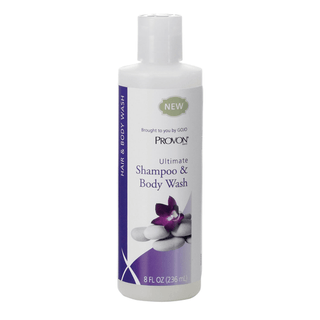 GOJO PROVON ULTIMATE SHAMPOO & BODY WASH - Shampoo & Body Wash, 8 oz Squeeze Bottle, 48/cs (64 cs/plt) | Quantity - 1x CS