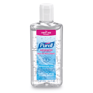 GOJO PURELL ADVANCED INSTANT HAND SANITIZER - Instant Hand Sanitizer, 4 fl oz Bottle with Flip-Cap, Original, 24/cs (252 cs/plt) (HAZMAT Fees Apply, cannot ship via Air or to AK, GU, HI, MP, PR, VI) | Quantity - 1x CS