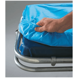 GRAHAM MEDICAL EMS BARRIER FITTED SHEET - SnugFit Fitted Sheet, EMS Barrier, 30" x 84", Non-Woven, Poly, Blue, 5/bg, 10 bg/cs (24 cs/plt) | Quantity - 1x CS