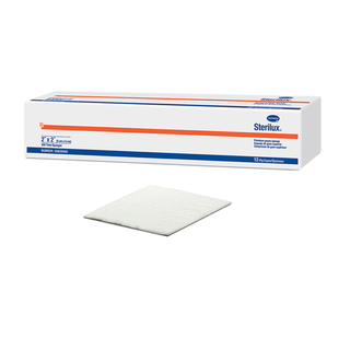 HARTMANN USA STERILUX PREMIUM GAUZE SPONGES - Gauze Sponge, 4" x 4", Sterile 2s, 12-Ply, 25/bx, 24 bx/cs | Quantity - 1x CS