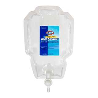 BRAND BUZZ CLOROX HAND SANITIZER - Instant Hand Sanitizer, Refill, 27 oz, Bag-in-Box, 12/cs (HAZMAT Fees Apply, cannot ship via Air or to AK, GU, HI, MP, PR, VI) | Quantity - 1x CS