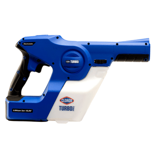 CLOROX TOTAL 360 ELECTROSTATIC SPRAYER - Clorox Turbo Pro Disinfectant Cleaner for Sprayer Devices, Bleach-Free, Kills Cold and Flu Viruses and COVID-19 Virus*, 121 oz, 3/cs (56 cs/plt) | Quantity - 1x CS