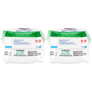 CLOROX HEALTHCARE HYDROGEN PEROXIDE CLEANER - Clorox Healthcare Hydrogen Peroxide Cleaner Disinfectant Wipes, 12 x 11, Refill Pack, 185/pk, 2/cs (100 cs/plt) | Quantity - 1x CS