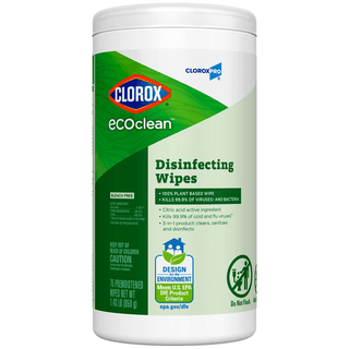 CLOROX ECOCLEAN DISINFECTANT CLEANER - EcoClean Disinfecting Wipes, 75 ct, 6/cs | Quantity - 1x CS