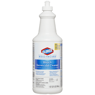 CLOROX HEALTHCARE BLEACH GERMICIDAL CLEANERS - Clorox Healthcare Bleach Germicidal Cleaner Pull-Top, 32 fl oz, 6/cs | Quantity - 1x CS