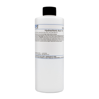 EDM3 STAINS AND REAGENTS - Hydrochloric Acid, 1 Norm, 16 oz, Non-Regulated  (Item is Non-Returnable)  | Quantity - 1x EA
