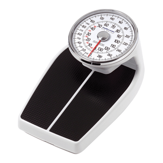 PELSTAR/HEALTH O METER PROFESSIONAL SCALE - HOME CARE LARGE RAISED DIAL - LARGE PLATFORM SCALES - Mechanical Floor Scale, Capacity: 400 lbs, Platform Dimension: 12" x 11" x 3", 2/cs (DROP SHIP ONLY) | Quantity - 1x CS