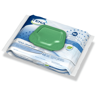 ESSITY HMS TENA ULTRAFLUSH WASHCLOTH - Washcloth, 7.5" x 12.5", 48/pk, 12 pk/cs | Quantity - 1x CS