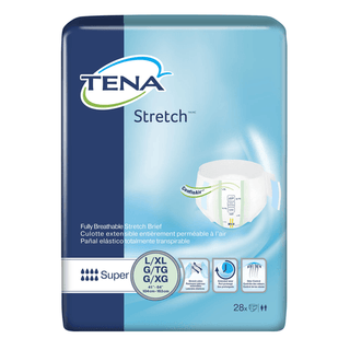 ESSITY HMS TENA STRETCH BRIEFS - Ultra Briefs, Medium/ Regular, 33" -52" Hip Size, Lavender, 36/pk, 2 pk/cs (45 cs/plt) | Quantity - 1x CS