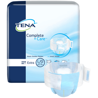 ESSITY HMS TENA COMPLETE +CARE BRIEFS - Brief, Large, 40" - 56" Hip Size, Blue, 24/pk, 3 pk/cs (Part Number Change Coming Soon) | Quantity - 1x CS