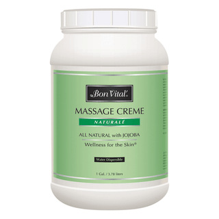 PERFORMANCE HEALTH BON VITAL NATURALE' MASSAGE PRODUCTS - Naturale' Massage Creme, 1 Gallon Jar, 4/cs (48 cs/plt) (Cannot be sold to retail outlets and/ or Amazon)  (Part Number Change COMING SOON) | Quantity - 1x CS