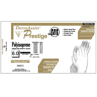 INNOVATIVE PRESTIGE DHD POWDER-FREE LATEX SURGICAL GLOVES - Gloves, Surgical, Powder Free (PF), Size 7, Latex, Sterile, Bisque Finish, Damp Hand Don, 50 pr/bx, 4 bx/cs | Quantity - 1x CS