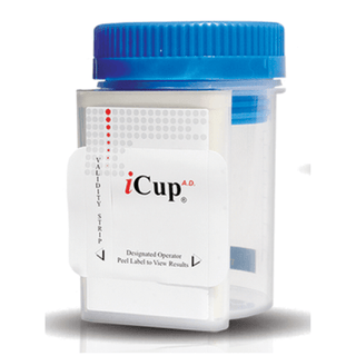 ALERE TOXICOLOGY ICUP A.D. (ALL INCLUSIVE CUP) - Drug Test, iCup A.D. (OX, SG, Ph), Tests For COC, THC, OPI, AMP, mAMP & BZO, 25/bx  | Quantity - 1x BX