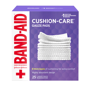KENVUE BAND-AID FIRST AID GAUZE - Gauze Pad, 4" x 4", Sterile, 25/bx, 24 bx/cs (Pricing Subject to Change without Prior Notification) | Quantity - 1x CS