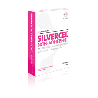 SOLVENTUM ACELITY SILVERCEL NON-ADHERENT ANTIMICROBIAL ALGINATE DRESSING - Dressing, 2" x 2", Non-Adherent, Sterile, 10/bx, 5 bx/cs | Quantity - 1x CS