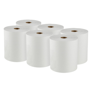 KIMBERLY-CLARK HARD ROLL TOWELS - Slimroll Hard Roll Towels, White, 580 ft/rl, 6 rl/cs (72 cs/plt)  | Quantity - 1x CS