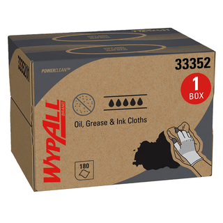 KIMBERLY-CLARK WYPALL CLOTHS - X70 Cloth, 9.1" x 16.8", White, 100/bx, 10 bx/cs  | Quantity - 1x CS