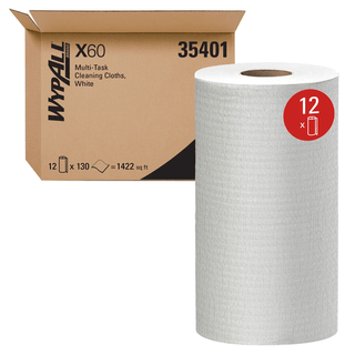 KIMBERLY-CLARK WYPALL WIPERS - WYPALL Waterless Cleaning Wipes, 9.5" x 12", 75 sheets/pk, 6 pk/cs  | Quantity - 1x CS